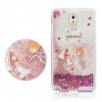 Funda purpurina con liquido流沙 iPhone XS