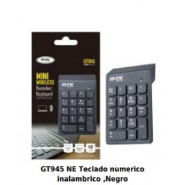 Teclado numerico inalambrico ,Negro