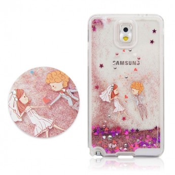 Funda purpurina con liquido流沙 SM J6 Plus