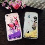 Funda con dibujo lleva liquido y purpulina para iPhone 6G