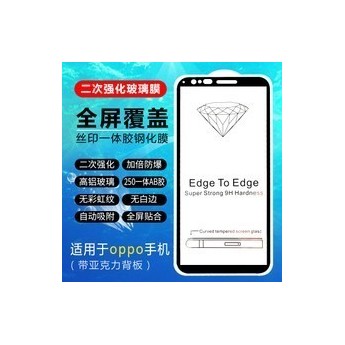 Protector pantalla 2 in 1 en color 一体胶 Oppo A72