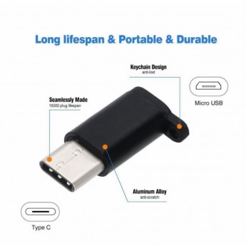 Adaptador de USB a Type -c con gancho