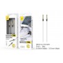 Cable Audio Plank M/M 3.5mm, conector metálico, 3 M