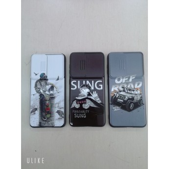 Funda deslizante con dibujo para chicos 推窗彩图 SM S21 Plus