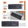 Teclado con cable 1.5, 104KEYS