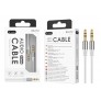 Cable de Audio S.Basic M/M 3.5mm , 1M ,conector Metalico