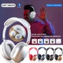 Auriculares inalámbricos con Bluetooth Max10 Rgb con Subwoofer de micrófono, compatible con tarjeta Tf, de música Hifi con cable