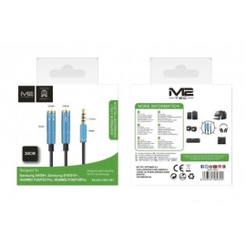 Cable Jack 3.5mm con dos adaptadores