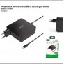 Adaptador universal Type-C de carga rápida, 65W, 120cm