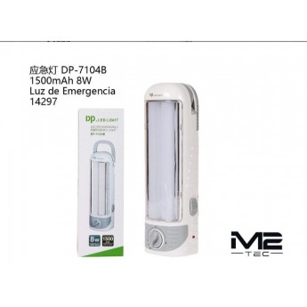 Luz de emergencia 1500mAh, 8W