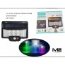 Luz solar de pared con Luz RGB con mando, impermeable iP65, luz blanca