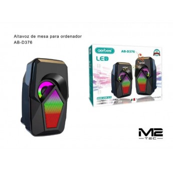 Altavoz de mesa con luz RGB