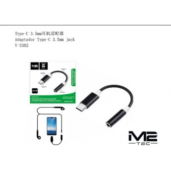 Adaptador Type-C a Jack 3.5mm, 12 CM