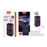 Altavoz Bluetooth 5.0 Con luz LED, Soporta Entrada de Microfono/USB/TF/FM, 25W, 2400MaH, Work 2 Horas