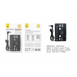 Adaptador de Casete para coche con Jack 3.5mm