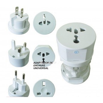 ADAPTADOR ENCHUFES UNIVERSAL