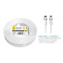 Cable de Video(Coaxial)Conector banado en niquel 9.5mm Macho a Hembra , doble blindaje, 10M