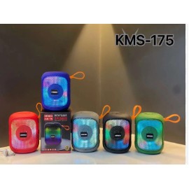 Altavoz KMS175, 20W, 1800mAh, con luces, uso 4-5 horas