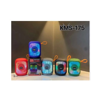 Altavoz KMS175, 20W, 1800mAh, con luces, uso 4-5 horas