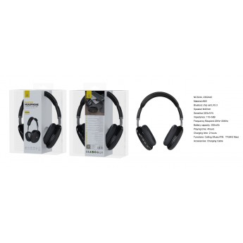 Auricular BT 5.3, Soporta Mano libre/FM/TF(64GB Max)/Entrada de Audio, Bateria 200mAh