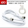 Cable antena TV macho a hembra, 3M, 9.5mm, 10 uni/paq