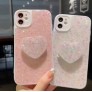 Funda brillantina con soporte 闪粉支架 iPhone 14