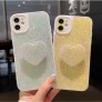 Funda brillantina con soporte 闪粉支架 iPhone 15 Pro