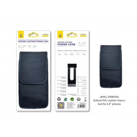 Funda de cinturon vertical para Smartphone con Tela Oxford, Para movil hasta 6.8"