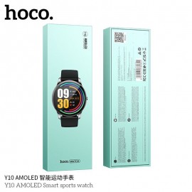 Reloj inteligente Hoco Y10, V5.0, soporte de llamadas, Recordatorio de mensaje, Fotografía remota, Monitor de sueño