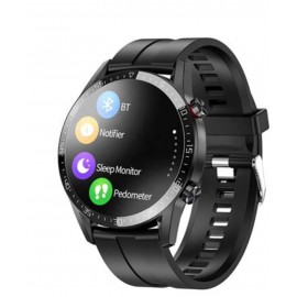 Reloj Hoco Y2, Pulsómetro y llamadas Bluetooth, 1,3", IP68, 17 idiomas, 290 mAh, fotografías, música, WhatsApp/Facebook