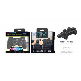 Mando de control Gaming Con Bluetooth 5.0 para PS3/PC, Con Doble Vibracion, Bateria 400mAh