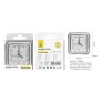 Reloj con Despertador Sinlecioso Sin TIC TAC, Bateria 1*AA(No Incluido) , 88*45*90MM