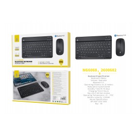 Conjunto Teclado y Raton Bluetooth 5.0 Inambrico Espanol 78 Keys