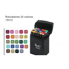 Rotuladores 24 colores