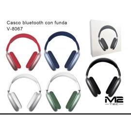 Auriculares P9 inalámbricos Bluetooth con micrófono, estéreo de alta fidelidad con cancelación de ruido