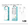 Auriculares con cable Jack 3.5mm 1.2M