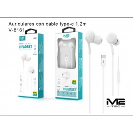 Auriculares con cable Type-C 1.2M