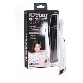 Afeitadora facial corporal para mujer Flawless Dermaplane Glo iluminado depilación eliminación vello