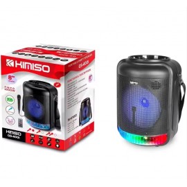 Altavoz Kimiso QS4001, 8'', 1000W, con microfono, NO REGALA EL TRANSPORTE