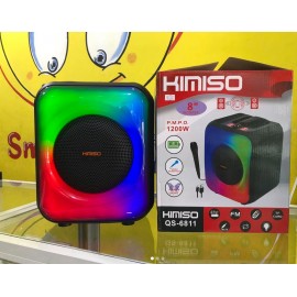 Altavoz Kimiso QS6811, 8'', 1200W, con microfono y mando, NO REGALA EL TRANSPORTE