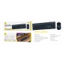 Combo de teclado 105 key Espanol y raton 3D 1000DPI, Con cable 1.5m