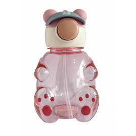 Botella agua para niños con colgante en forma de oso