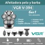 Cortar Pelo Barba Nariz VGR V-394, 6 en1, IPX5, 1400mAh, uso 1H,