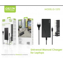 Cargador universal manual de portátil 120W