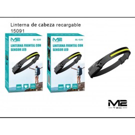 Linterna de cabeza recargable