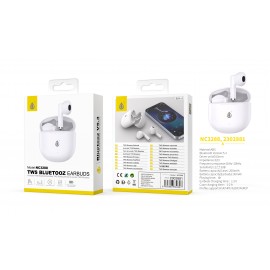 Auriculares TWS Bluetooth 5.3, Bateria (30mAh*2)Con Estuche Recargable 200mAh