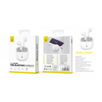 Auriculares TWS Bluetooth 5.3, Bateria (30mAh*2)Con Estuche Recargable 300mAh