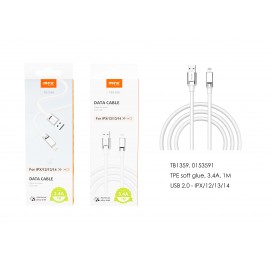 Cable de datos TPE para Iphone 5-14 , 3.4A, 1M