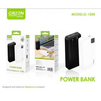 Power bank 20000mAh con cable,1 Micro+1 Type-C,