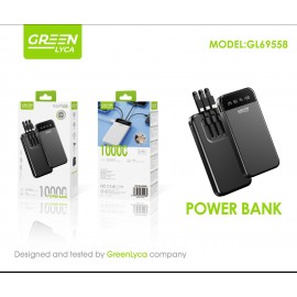 Power bank 8000mAh con cables, (la caja está mal indicada), 2.4A